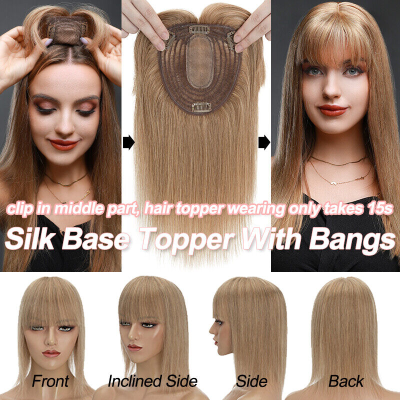 Vrouwen Toupetje Zijde Basis T - Clip In Hair Piece recensie en prijs