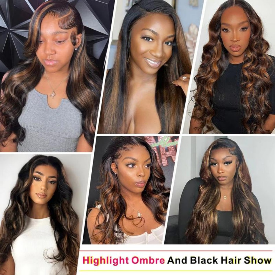 P1B30 Highlight Ombre Body Wav - Lace Front Wig recensie en prijs