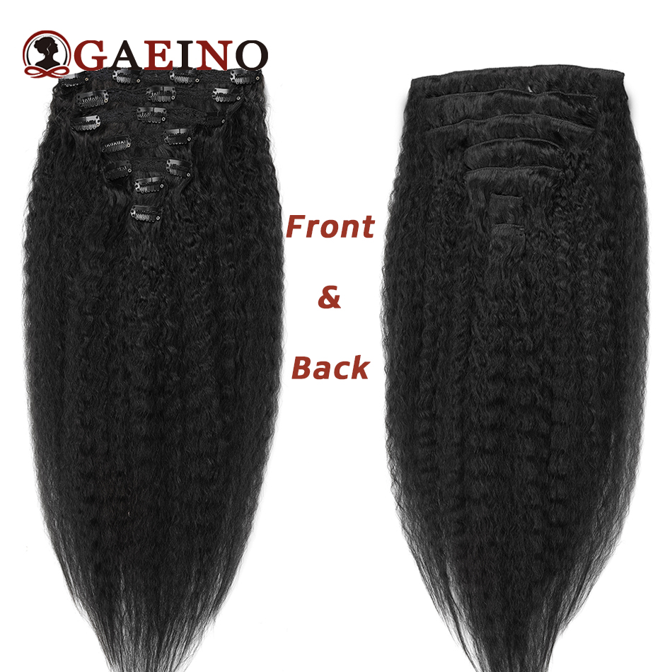 Kinky rechte clip-in haarexten - Clip In Hair Piece recensie en prijs
