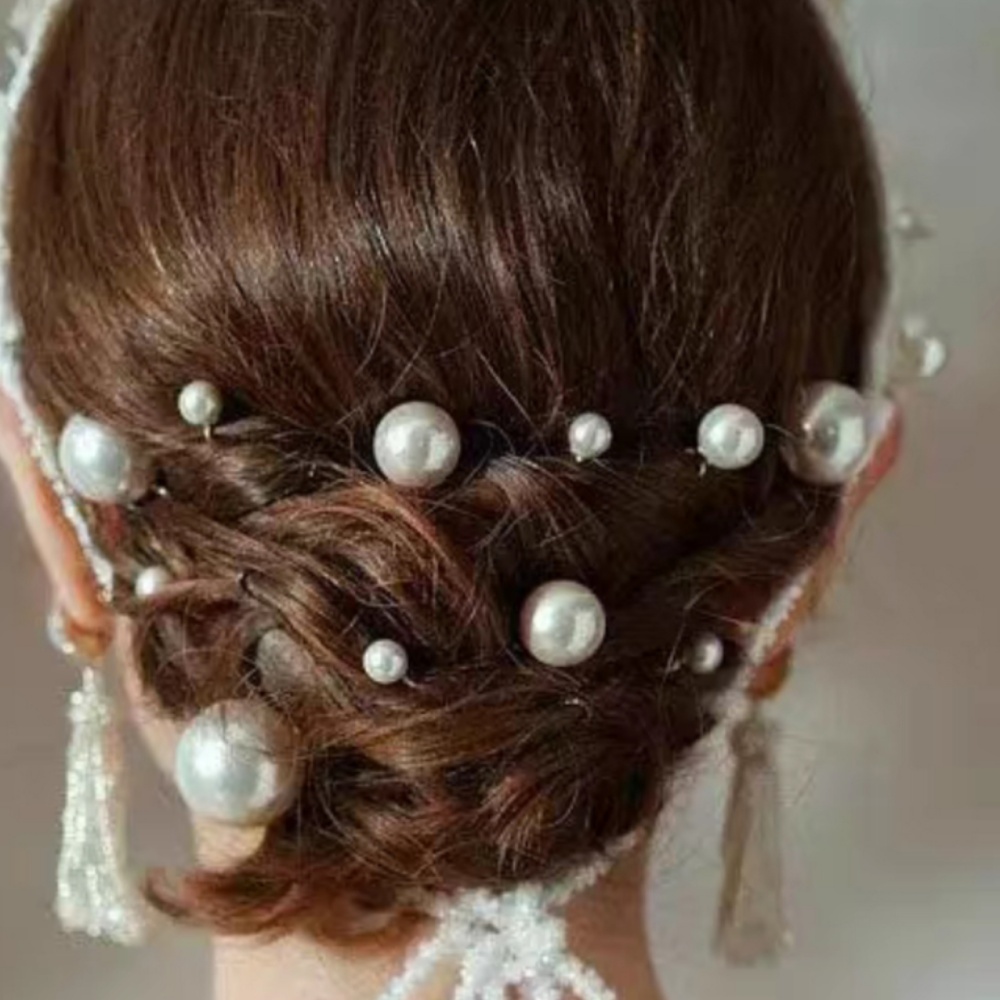 Parelkristal haarspelden kamse - Clip In Hair Piece recensie en prijs