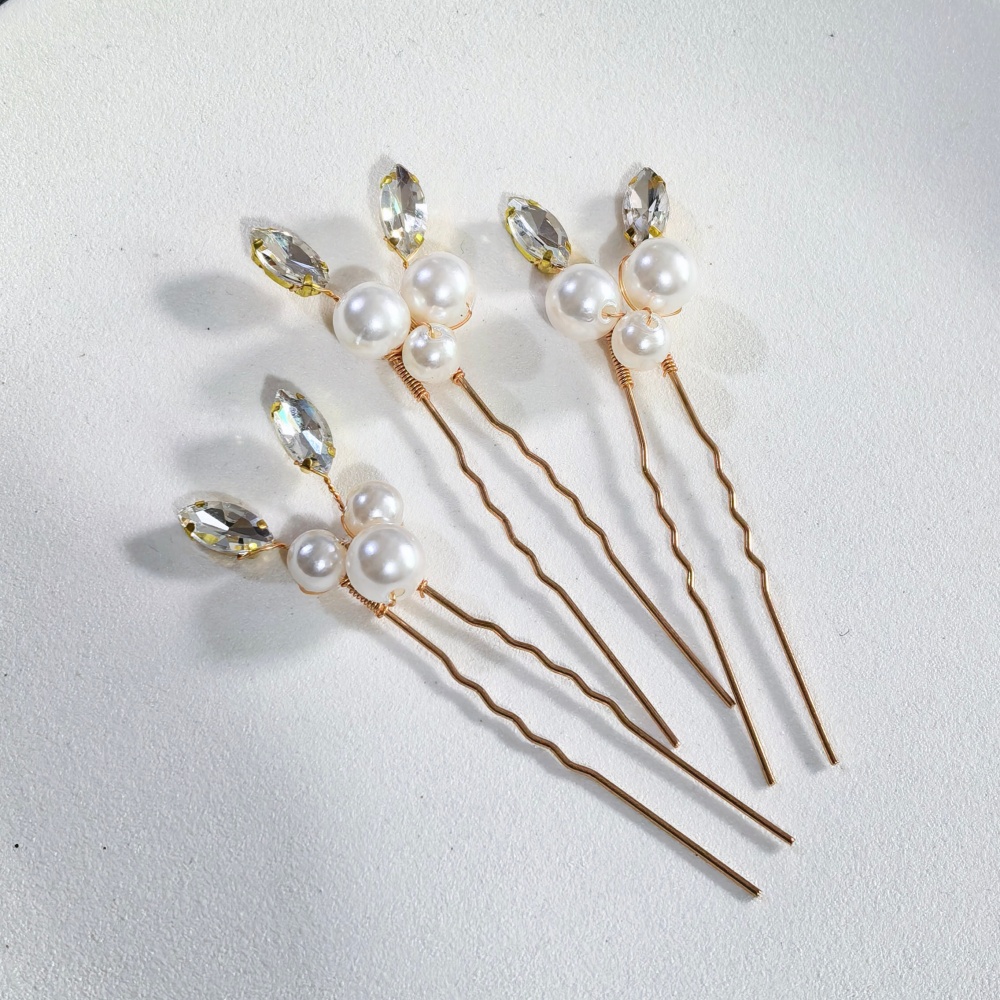 Parelkristal haarspelden kamse - Clip In Hair Piece recensie en prijs