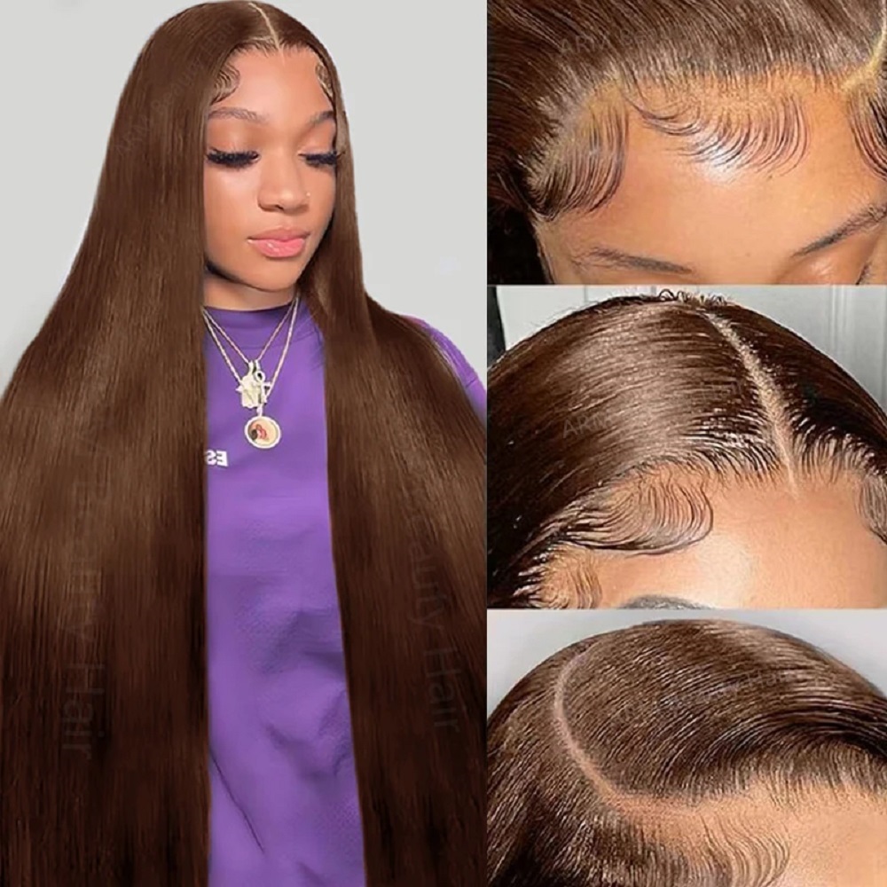 Chocoladebruine 13x4 HD kant-v - Lace Front Wig recensie en prijs