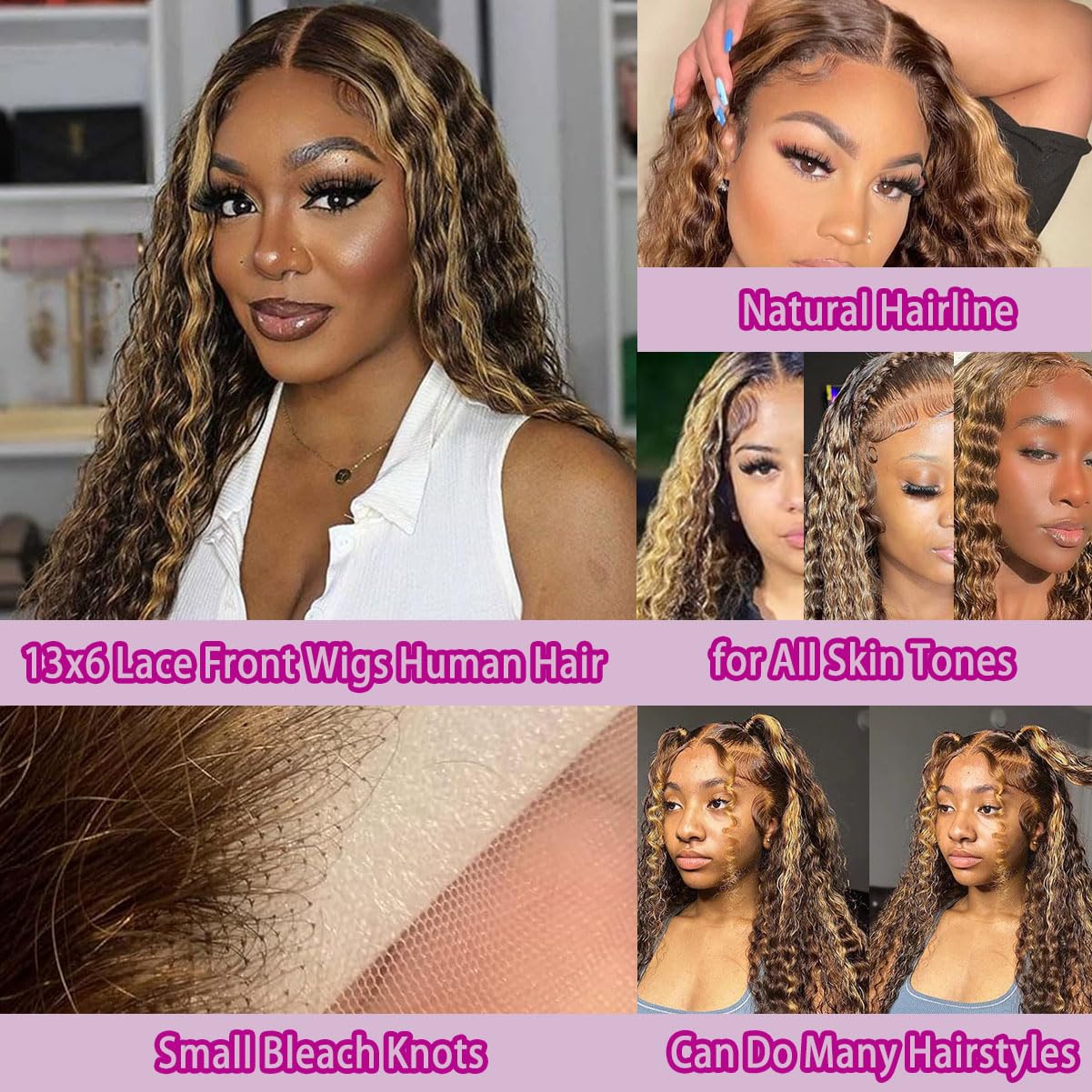 36 Inch Diepe Golf P4/27 Hoogt - Lace Front Wig recensie en prijs